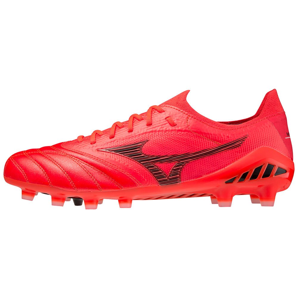 Mizuno Morelia Neo III Beta Japan - Bayan Krampon - Kırmızı/Siyah Türkiye (WYETFA-427)